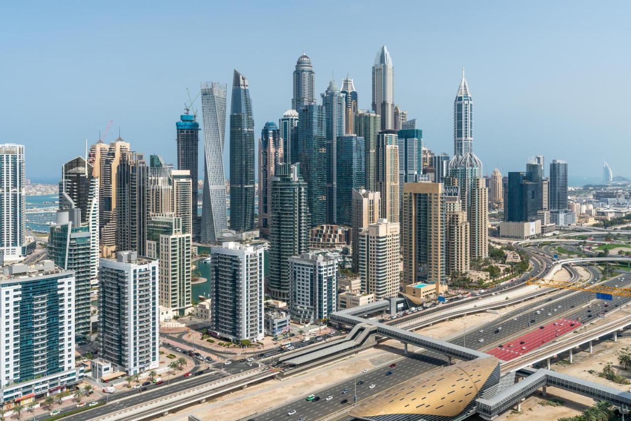 Modern 1Br Apartment In Jlt Next To Metro With City Views Dubaj Kültér fotó
